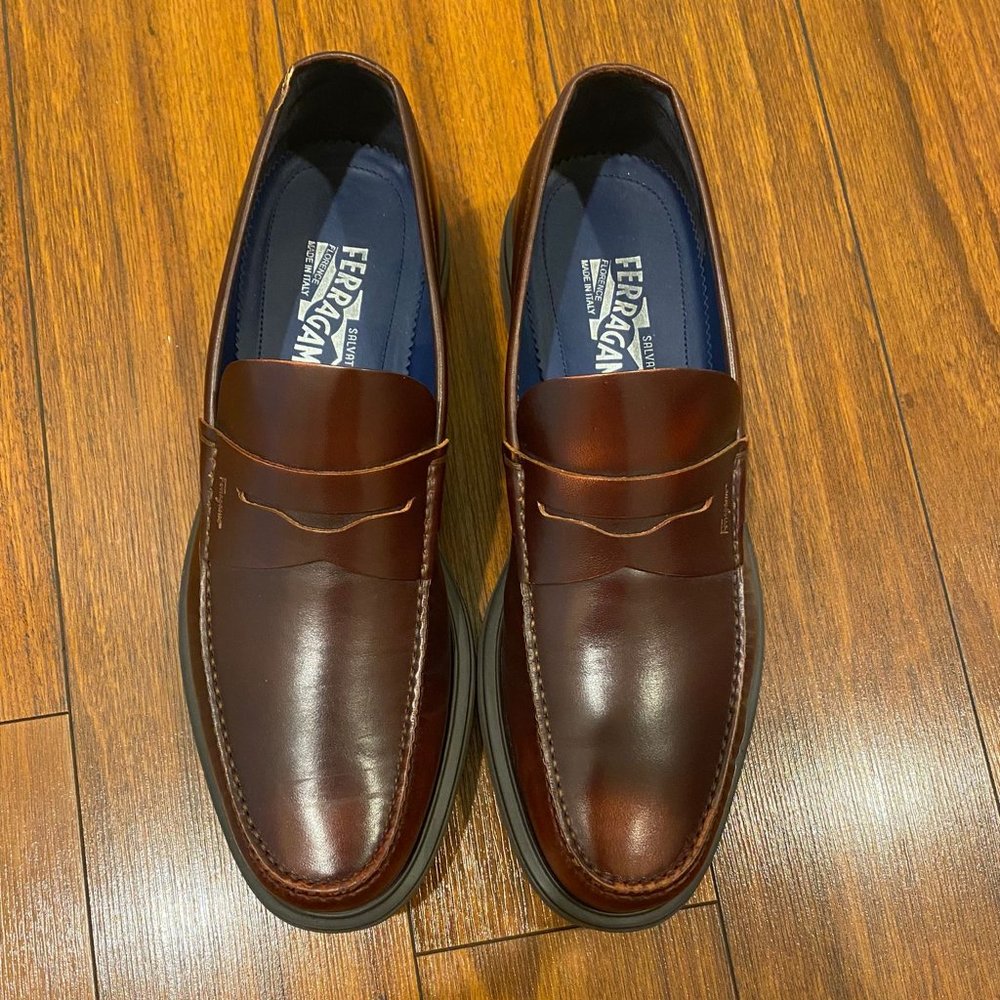 Salvatore Ferragamo Men Loafers - NWOT - Size 12 D - Picture 1 of 9